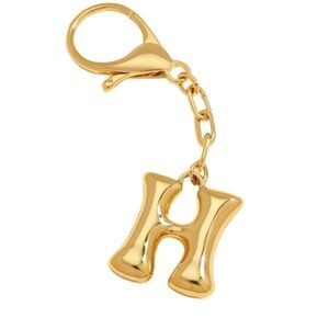 Bubble Letter Bag Charm Keychain (5102)